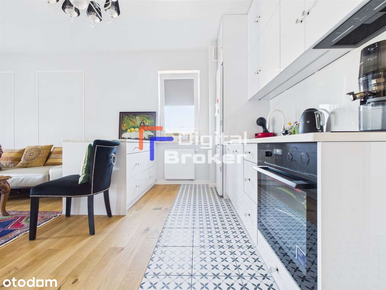 **Wykończone 2 pokoje na Zawadach**Duży balkon** - Pełny obrazek: 3/12