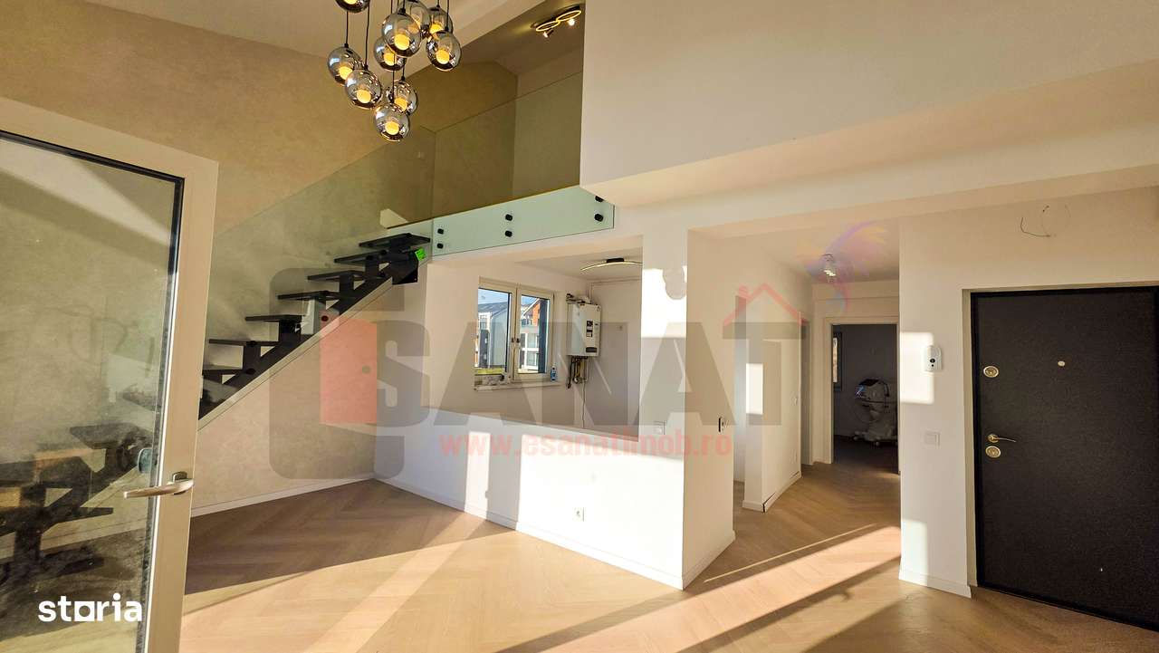 Penthouse NOU pe 2 nivele, Panoramic, DaVinci Residence, 90mp |VIDEO-6