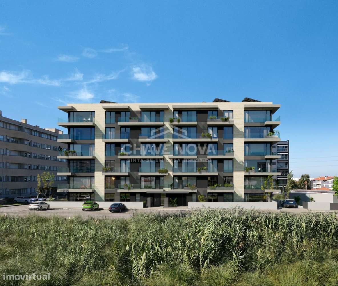 Apart.T3 Novo C/ Varandas | Empreendimento Genuíno Santa Marinha - Grande imagem: 4/13