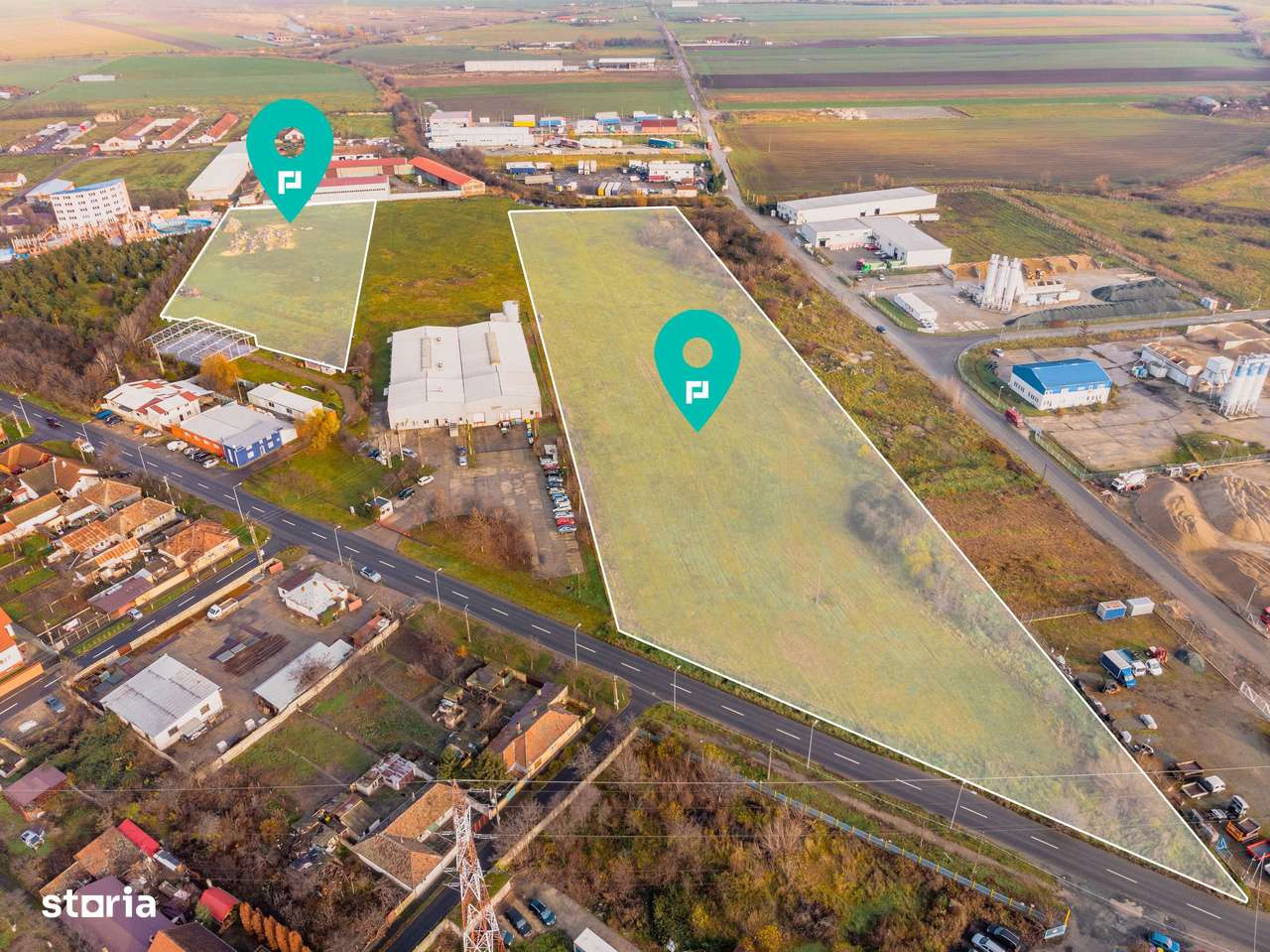 Teren industrial cu PUZ - 969mp - Imagine principală: 2/16