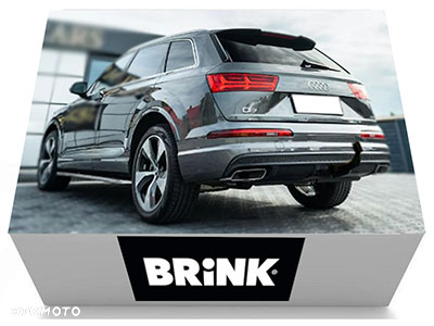 BRINK SOLIDNY HAK HOLOWNICZY ZAPINANY WERTYKALNIE PIONOWO DO AUDI Q7 2 II 4M od2015+ - 9