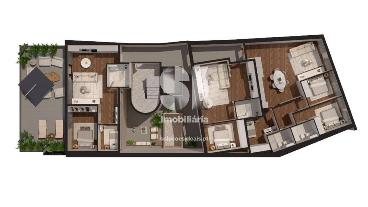 Apartamento T0 NOVO Centro Braga! - Grande imagem: 5/7