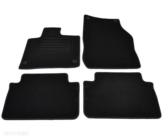 Covorase mocheta Audi Q7 3/2006- Negru, set de 4 bucati - 1