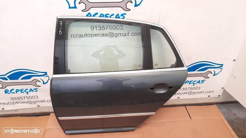 PORTA TRASEIRA TRÁS ESQUERDA COMPLETA FECHO ELEVADOR MOTOR PUXADOR VIDRO | VW VOLKSWAGEN PHAETON; - 3