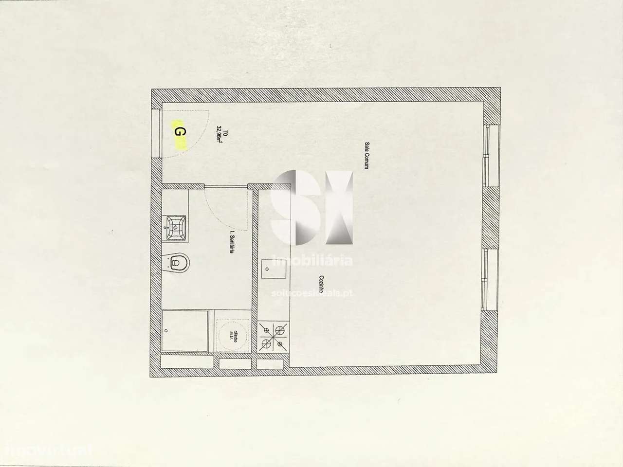 Apartamento T0 - Grande imagem: 5/5