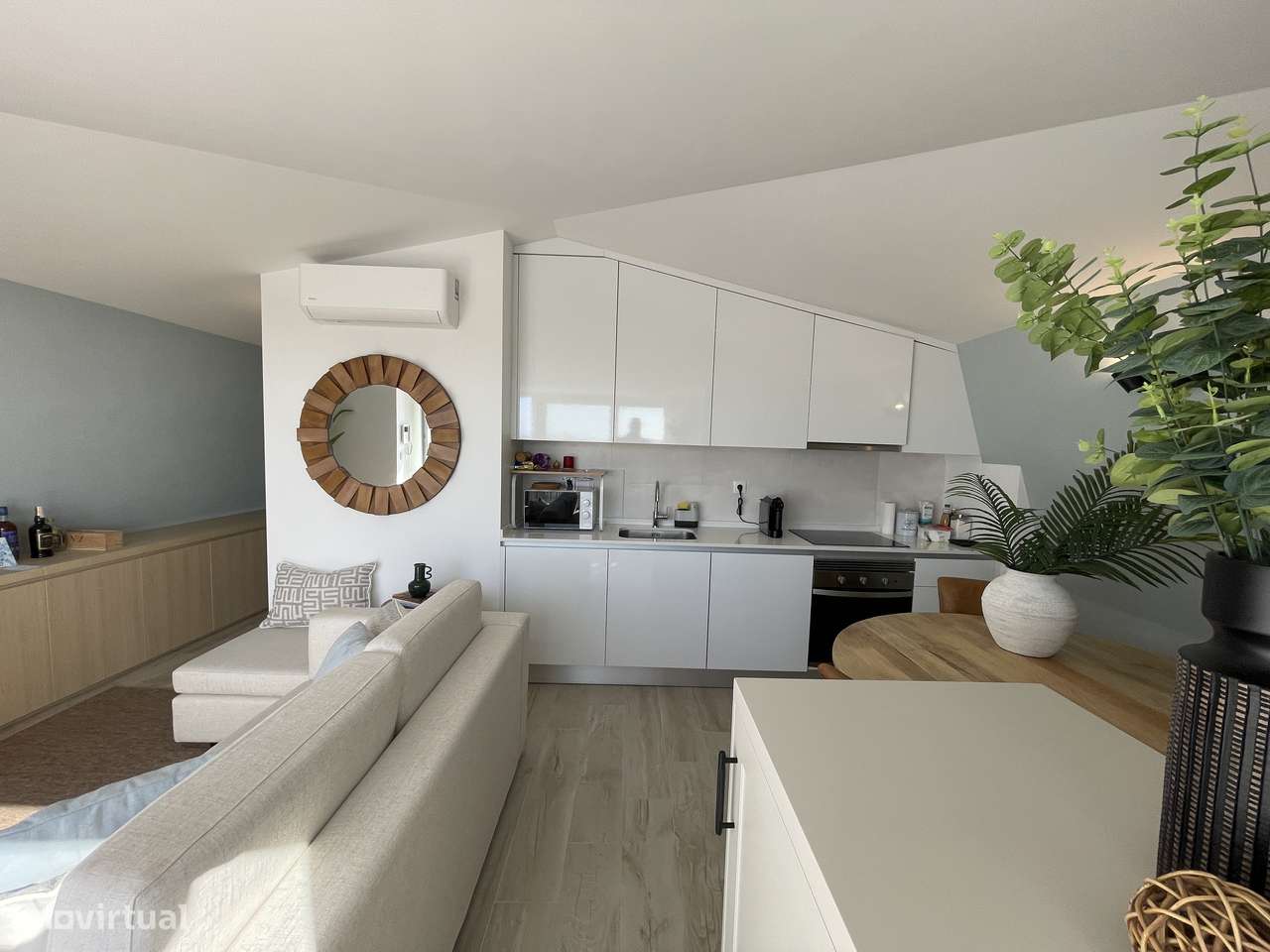 Apartamento T2 novo terraço vista mar perto da praia Sesimbra-9