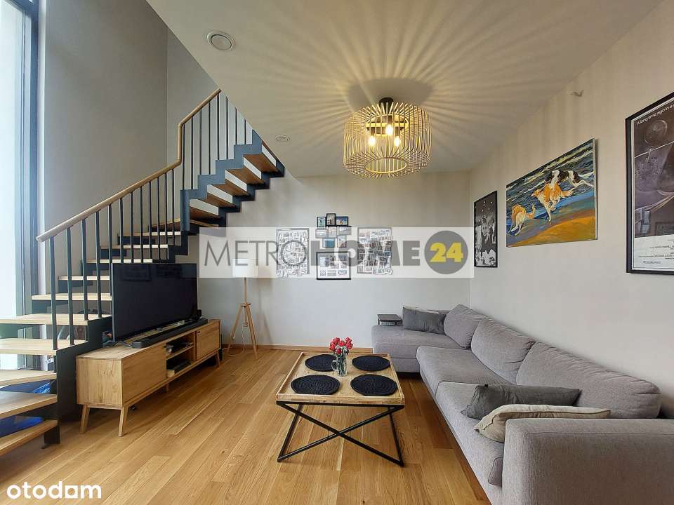 Luksusowy 2 poziomowy apartament z 2 ogródkami,garażem, komórką !-3