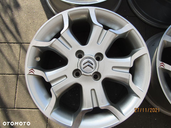 FELGI CITROEN  C3 PICASSO DS3 DS4 DS5 3008 307 308 7X17 ET25 4x108 ORYGINALNE NR. 9687754377 - 5