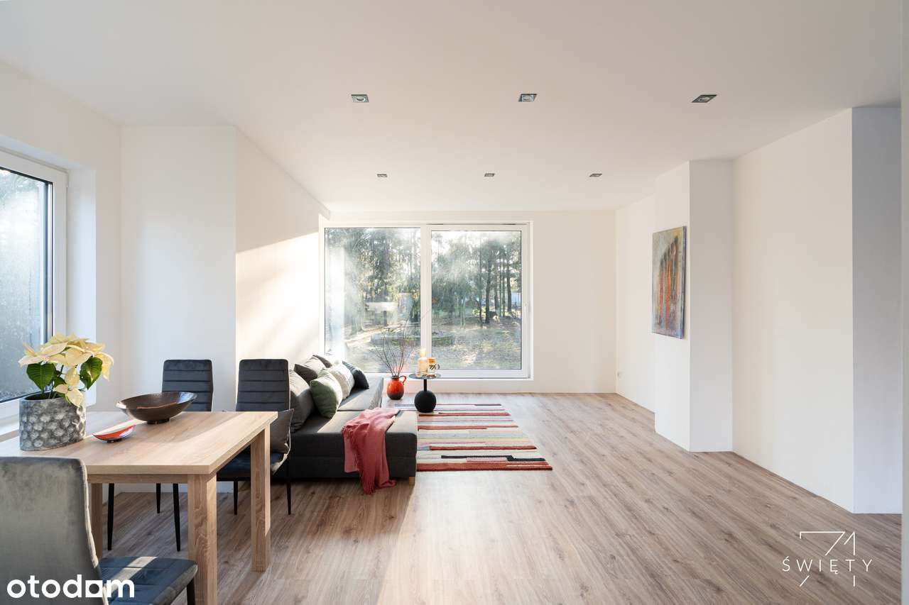 Dom w sercu lasu z widokiem na jezioro-5