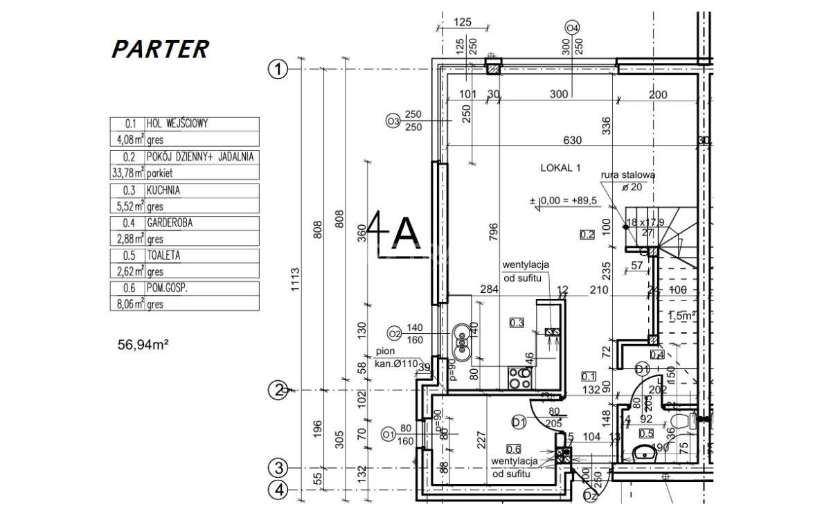 Blliźniak blisko Leszna, 5 pokoi, działka 616 m2-8