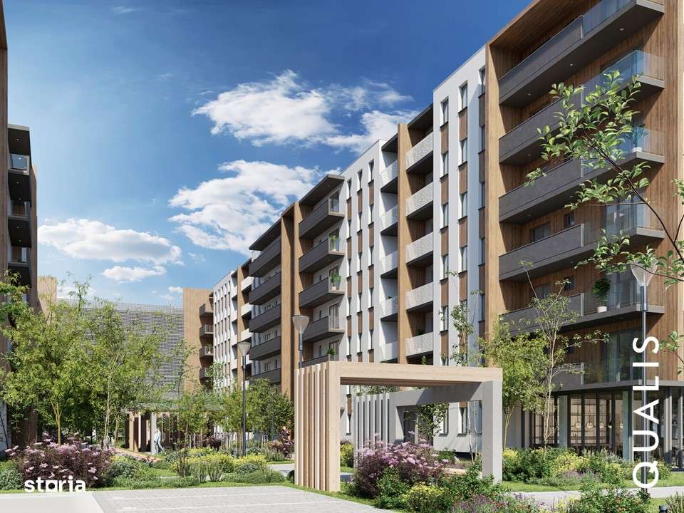 Qualis I: Apartament 2 camere, 53 mp, parcare inclusa-1