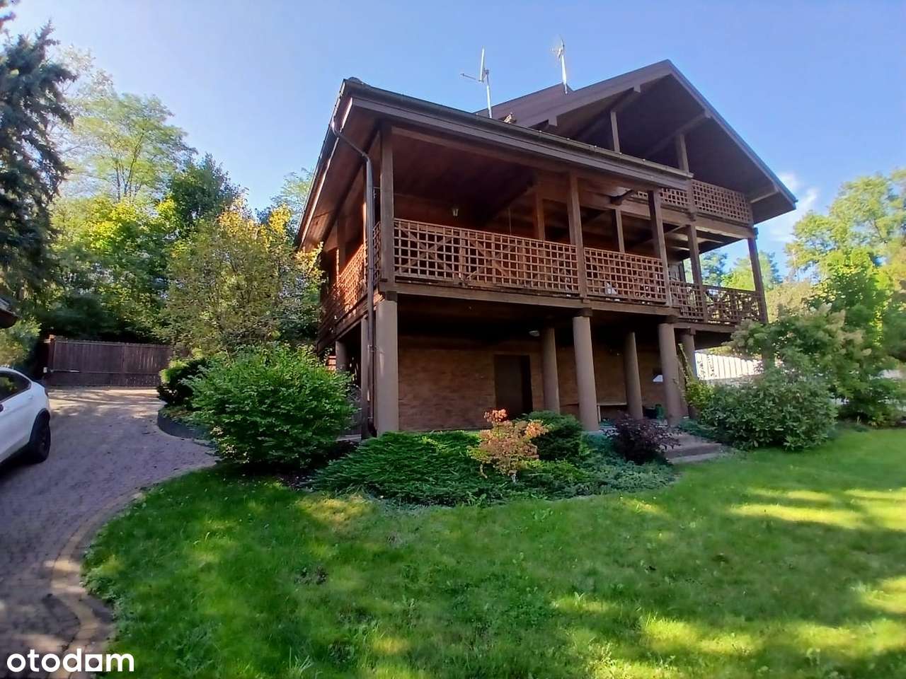 Dom z pięknym ogrodem w drugiej linii brzegowej z widokiem na Narew ! - Pełny obrazek: 4/20