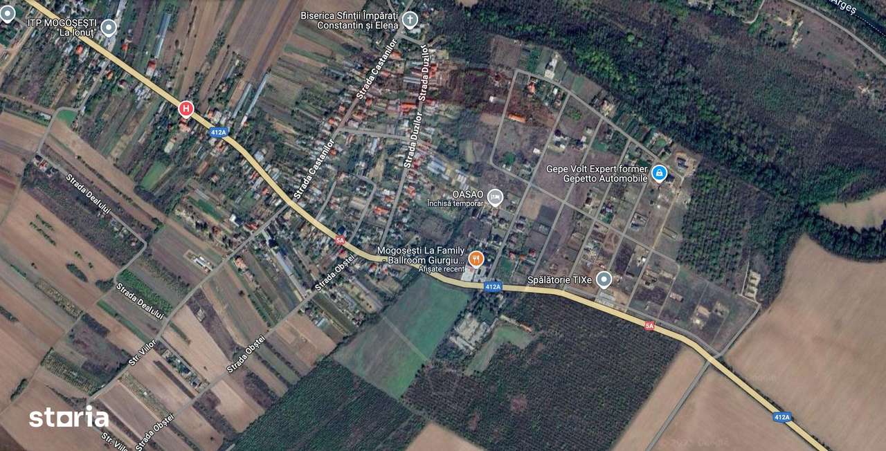 Vanzare Teren Constructii Adunatii-Copaceni, Deschidere Directa la DN5 - Imagine principală: 4/8