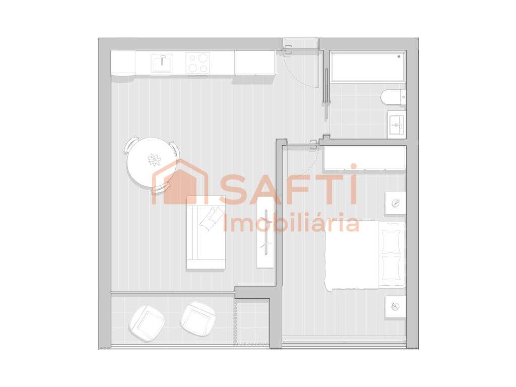 Apartamento T1 - Boa Terra, Vagueira - Grande imagem: 5/6