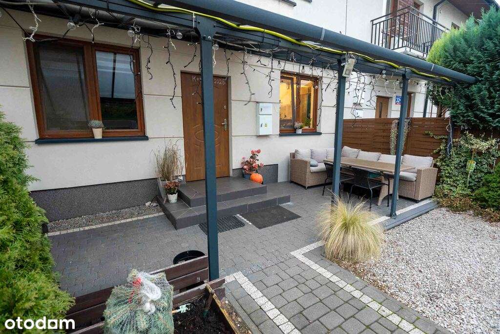 3 pok. z dużym tarasem i działką w centrum Marek-3