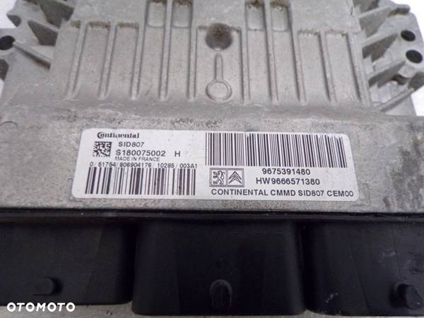 STEROWNIK ECU SILNIKA PEUGEOT CITROEN 9675391480 - 3