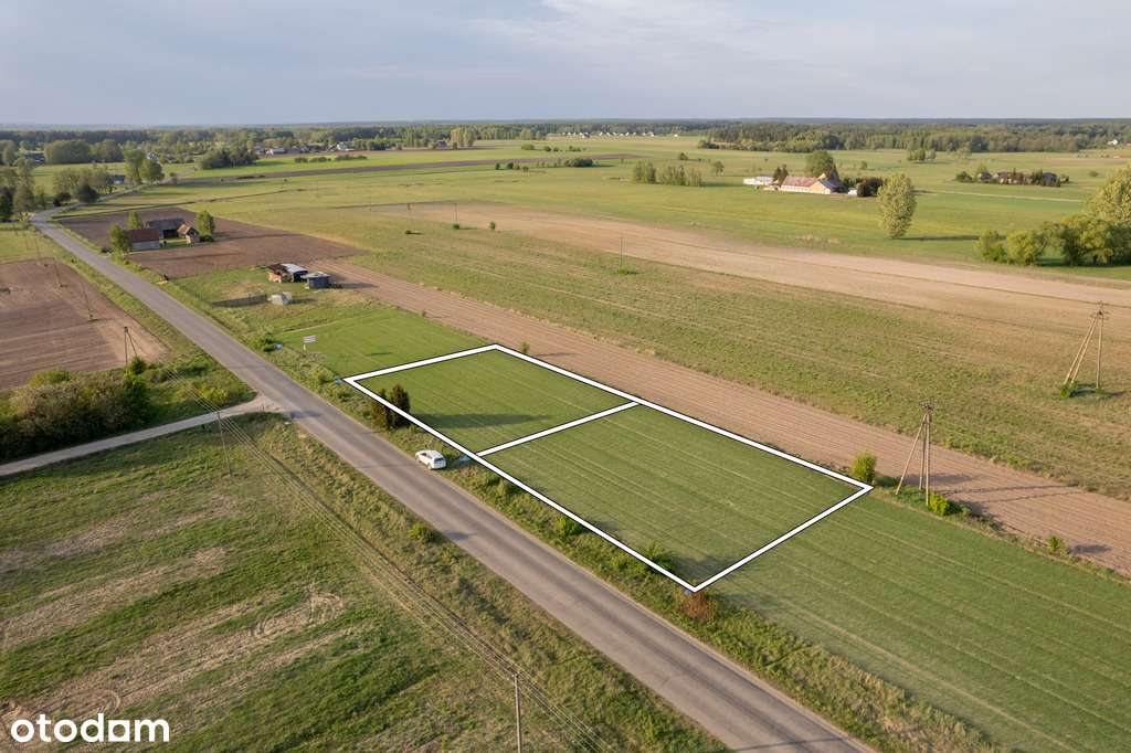 Zgrabna działka budowlana, asfalt, WZ,-7