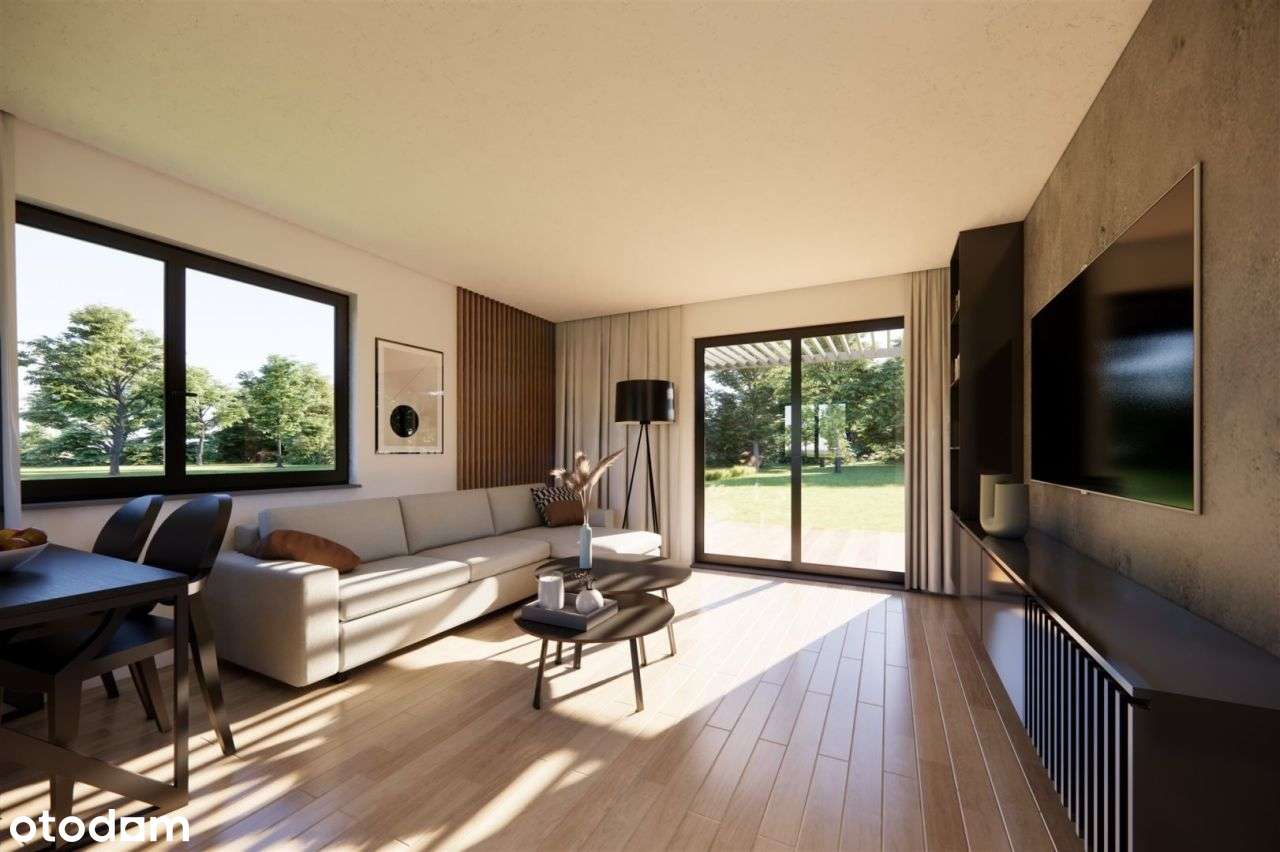 Nowy Dom w zabudowie bliźniaczej z dużą działką - Pełny obrazek: 4/5