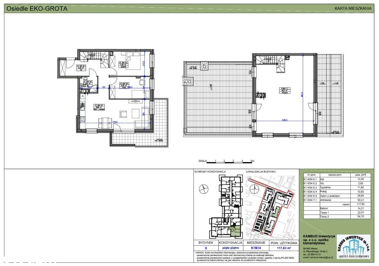 Nowe mieszkanie 117m2 z tarasem na dachu-6