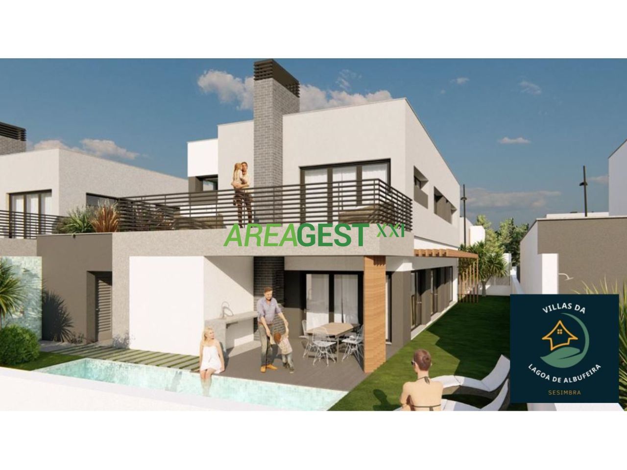 VILLAS DA LAGOA DE ALBUFEIRA - Lote de terreno com projeto aprovado...