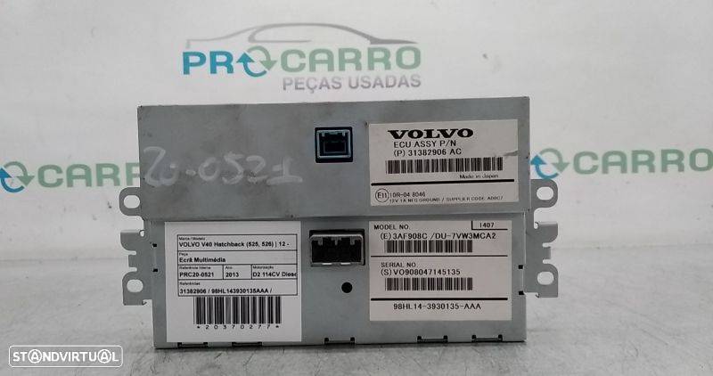 Ecrã Multimédia Volvo V40 Hatchback (525, 526) - 2