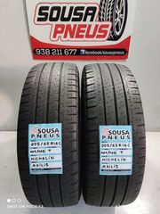 2 pneus semi novos 205-65-16C Michelin - Oferta dos Portes
