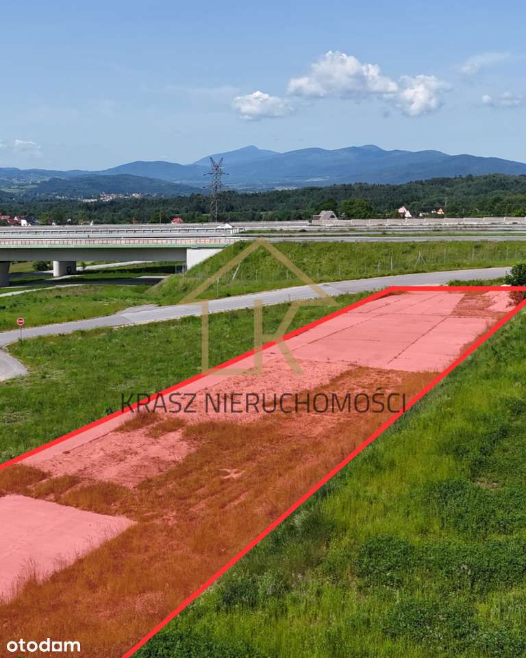 Działka inwestycyjna  przy drodze ekspresowej S7-2