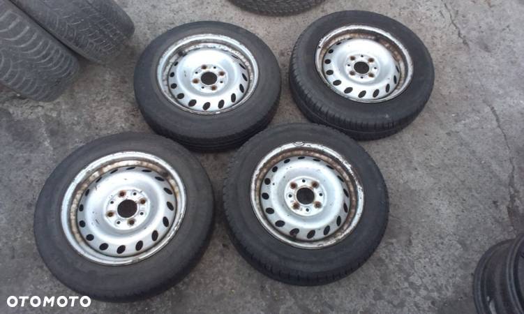 13” - Felgi 4x98  r13 cali - FIAT Panda Seicento SC CC Cinquecento Uno - Stalowe - Lancia Ypsylon - Alfa Romeo 33 - stan BDB - ORYGIAŁ !! + koło zapasowe rezerwowe zapasówka - 12