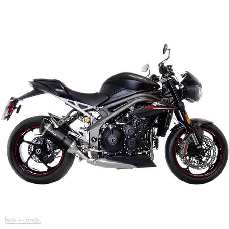 ponteira escape leovince  triumph	speed triple 1050 s / r / rs - 14280s - 1