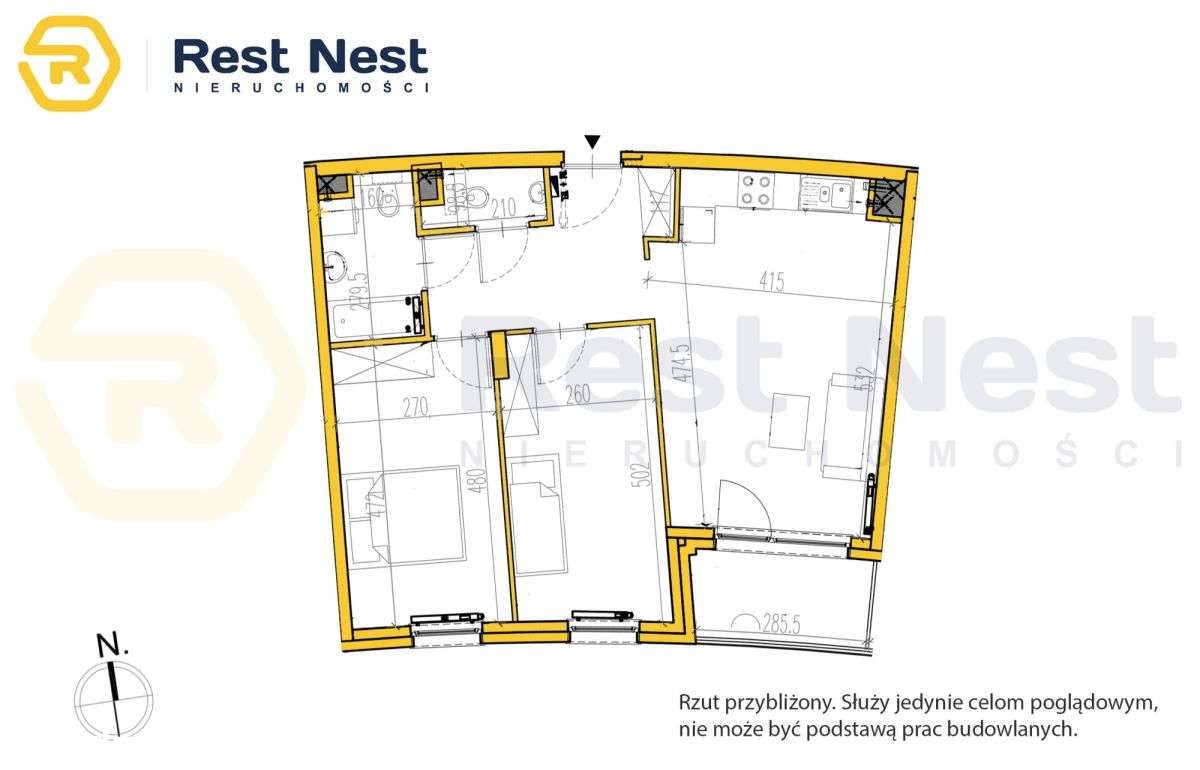 3 pokoje 64 m2 na Szamotach - Posag 7 Panien 14-15