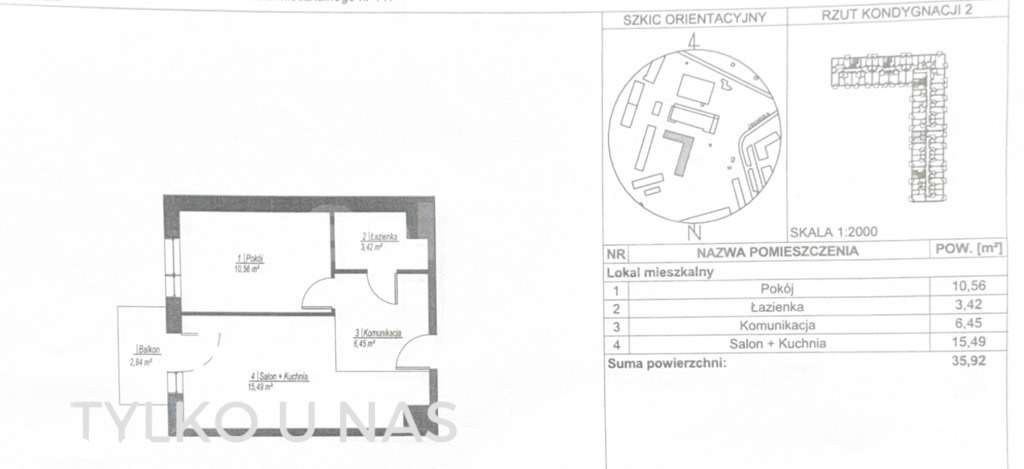 2 pokoje z balkonem i garażem. Klucze na już!-1