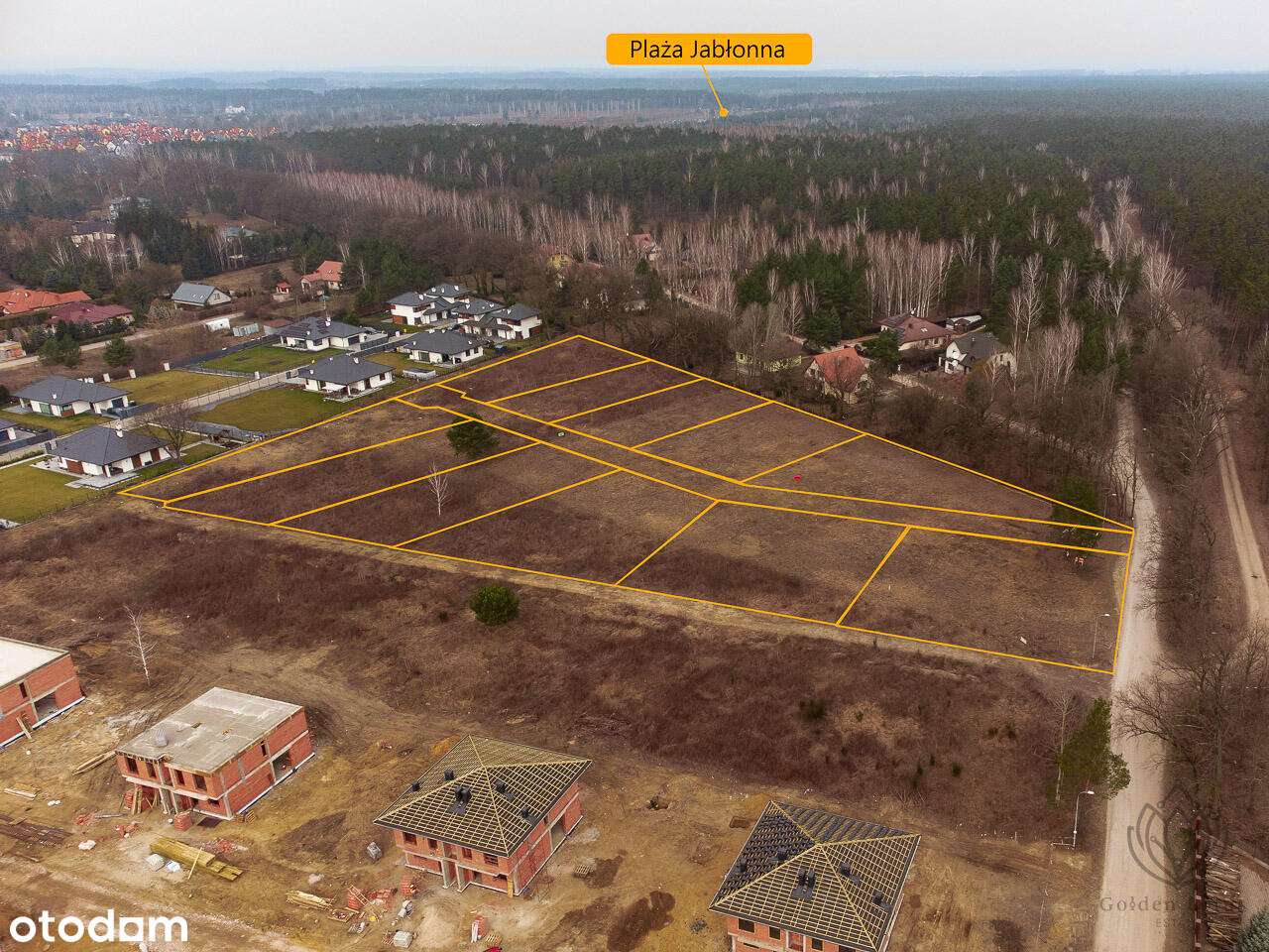 Pod inwestycję bliżniaków-plaża w lesie tuż obok!-8