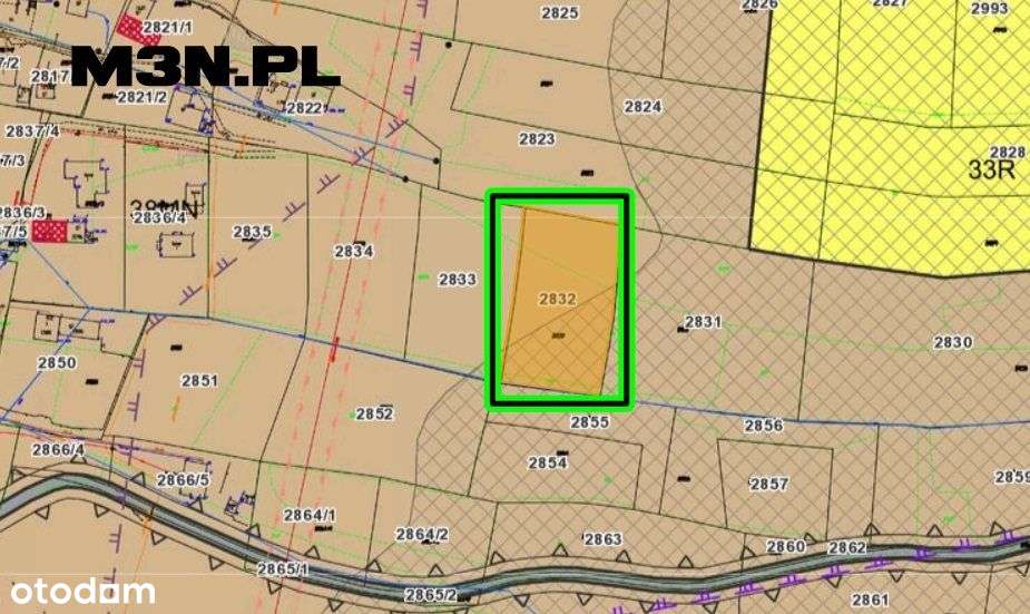 Działka budowlana 25 arów Wiśniowa / Dobczyce-19