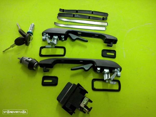 Kit de canhões completos com puxadores ignição Vw Golf II MK2 2 NOVOS - 1