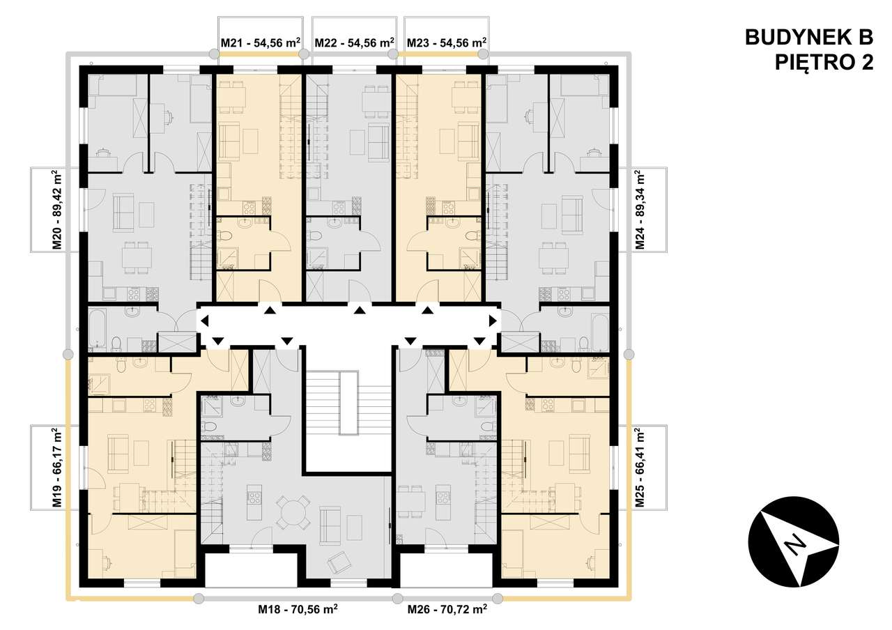 3-pokojowe mieszkanie 54m2 + balkon Bez Prowizji - Pełny obrazek: 4/13