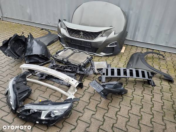 peugeot 3008 ii zderzak maska lampy kompletny przód EKLD - 13