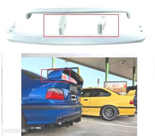 AUMENTOS PARA SPOILER M3 E36 PLASTICO ABS - 2