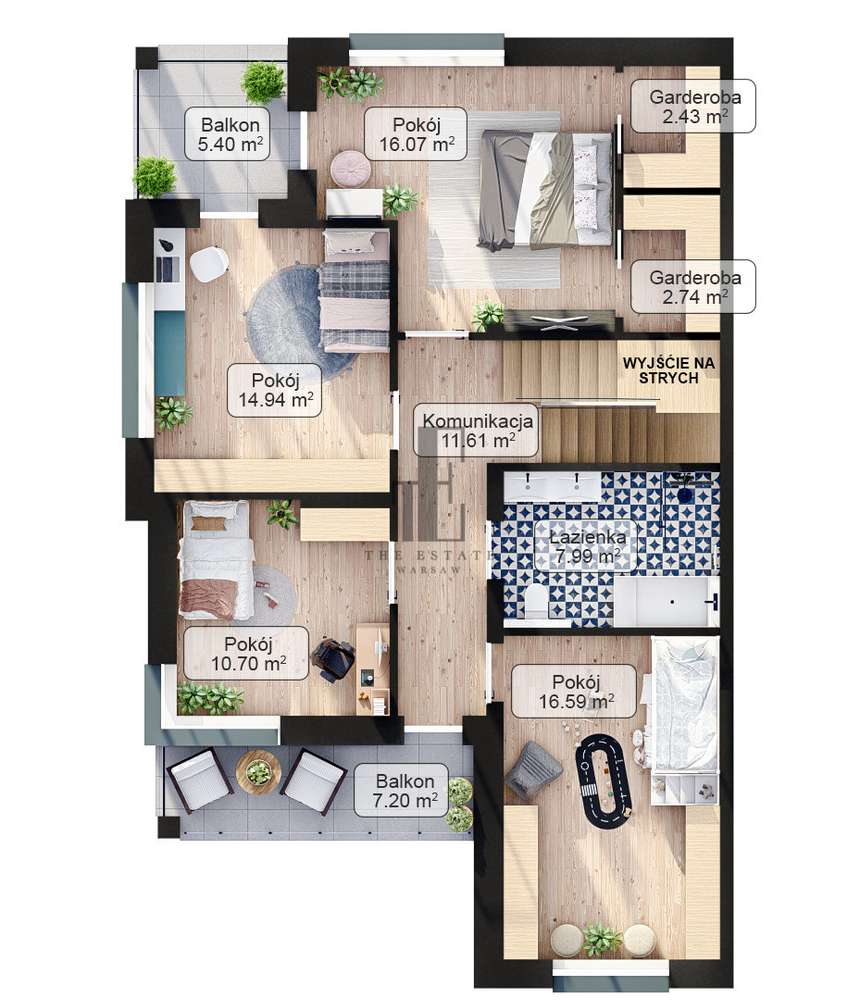 Ostatni bliźniak / 5 pokoi/ pompa ciepła / bez Pcc - Pełny obrazek: 5/7