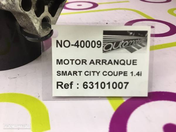 Motor Arranque Smart City-Coupe 0.6 60Cv de 1999 - Ref: 63101007 - NO40009 - 4
