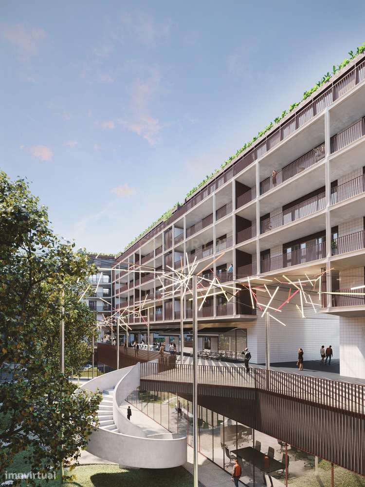 Apartamento Duplex T4 com varanda, piscina e jardim. - Grande imagem: 5/18