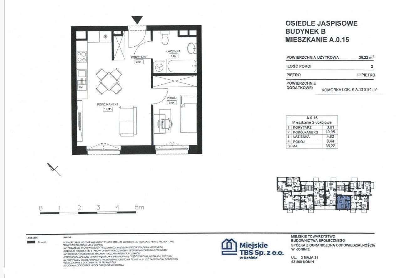 Mieszkanie A.0.15 - Pełny obrazek: 2/7