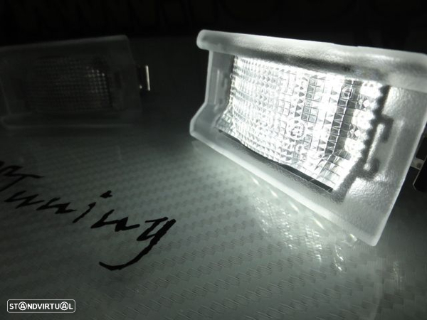 Suporte de lâmpada de matricula com led branco para BMW E34 Touring 1987-1996 - 11