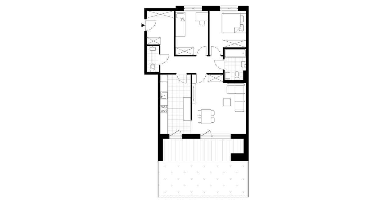 Osiedle przy Azalii | mieszkanie 3-pok. | B13 - Pełny obrazek: 4/7