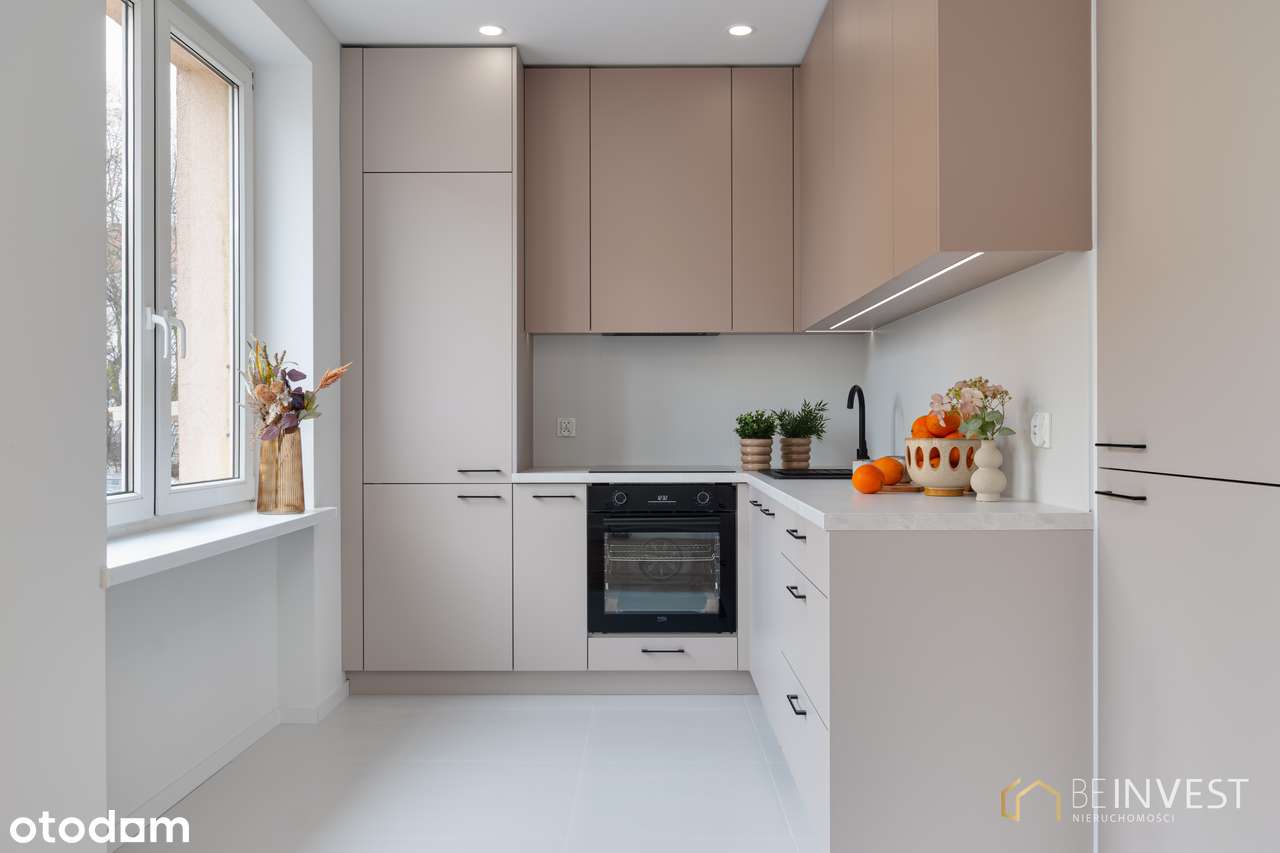 2 pokojowe mieszkanie z garderobą  |  Generalny remont   | Nowe AGD