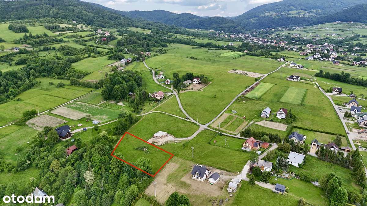 Działka budowlana z panoramicznym widokiem-Kamienica - Pełny obrazek: 4/9