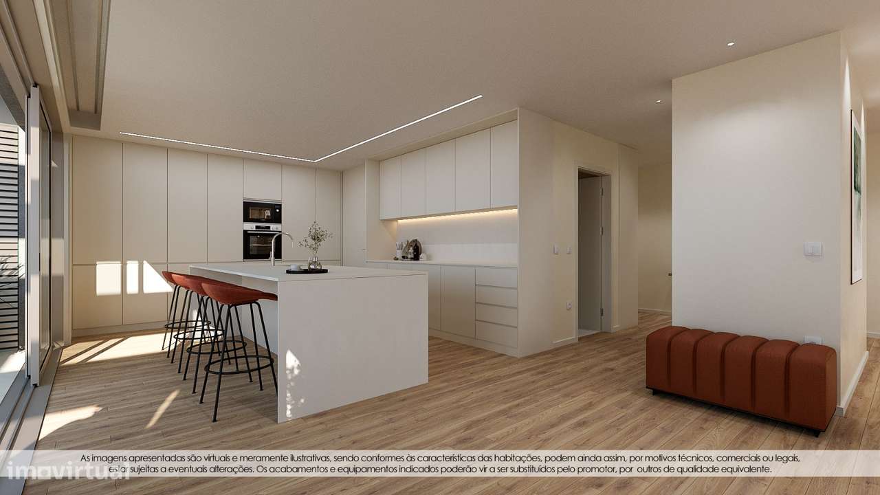 T2 Novo com Terraço (13,87m2) com vistas para o Parque em Canidelo.-24