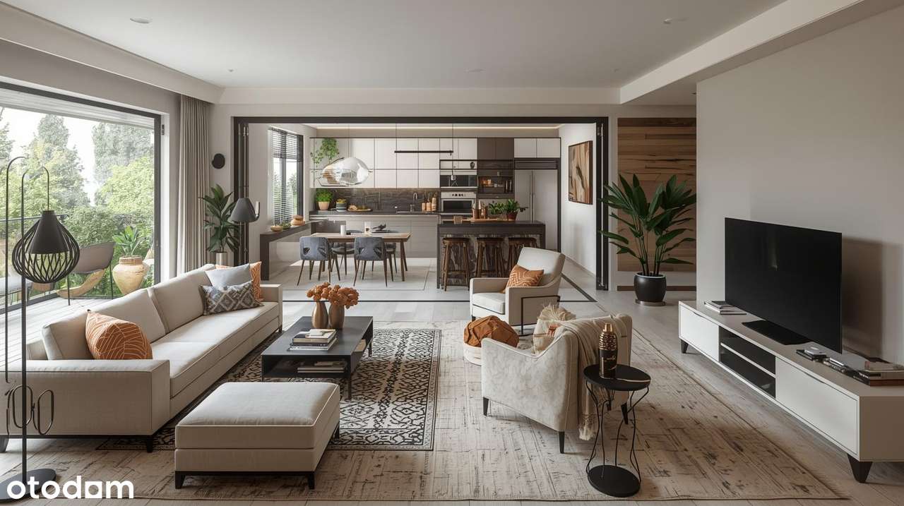 5pokojowy apartament z tarasem w kameralnym budynku. 10 min do centrum-0