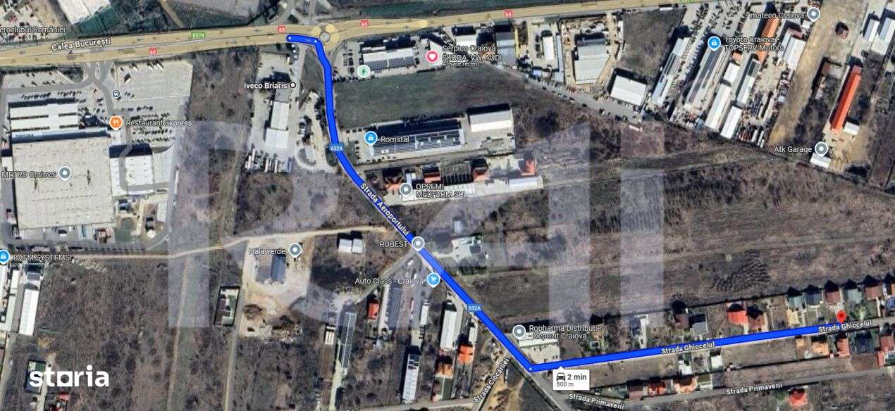 Teren UNICAT-Cartier de lux NUMAI 130 €/mp | Zona Calea Bucuresti! - Imagine principală: 4/7