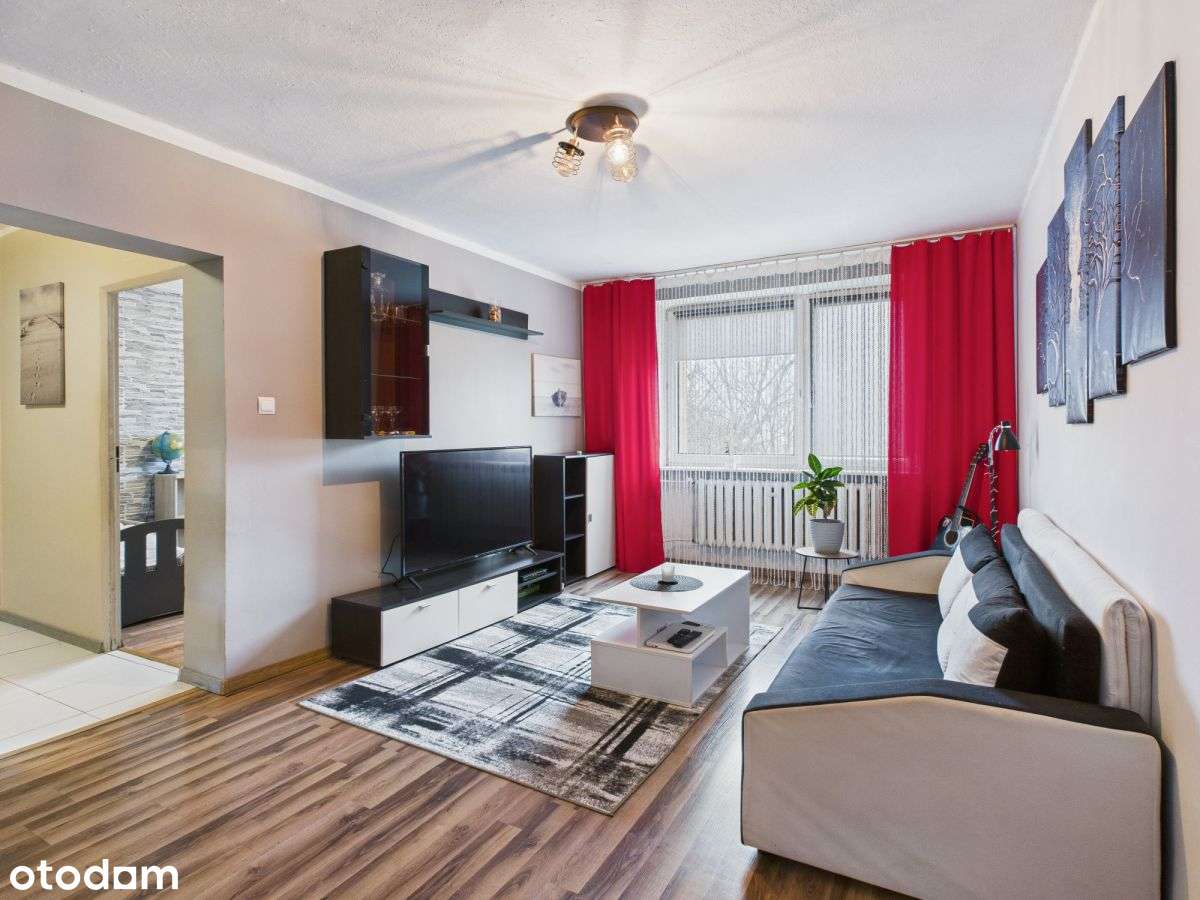 Ciepłe i komfortowe mieszkanie, balkon - 44,6m² - Pełny obrazek: 1/17