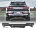 DIFUSOR PARA BMW X4 18-20 LOOK M PRETO MATE - 1